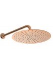Душевая система тропический душ скрытого монтажа Rea Lungo rose gold с термостатом REA-P6613