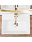 Раковина у ванну накладна Rea Trendy 38,5x30 white BEL-00002