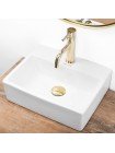 Раковина у ванну накладна Rea Trendy 38,5x30 white BEL-00002