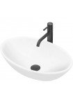 Умывальник в ванную накладной Rea Pamela 33x53 white REA-U4603