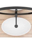 Умивальник у ванну накладний Rea Pamela 33x53 white REA-U4603
