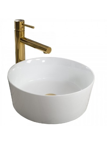 Умывальник на столешницу Rea Ida 36x36 white REA-U7400