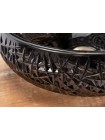 Умывальник раковина в ванную накладная Rea Ise 42x42 black REA-U6660