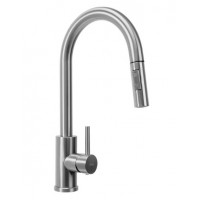 Смеситель для кухни с вытяжным изливом Rea Fresh mat nikiel REA-B9146