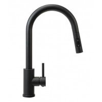 Смеситель для кухни чёрный с вытяжным изливом Rea Fresh black REA-B9147