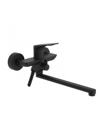 Смеситель для ванны с душем Mixxus Premium DERBY 006 EURO чёрный MI6602