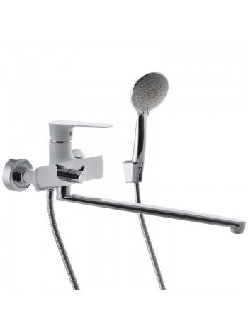 Смеситель для ванны с душем Mixxus Premium Eva 006 Euro белый MI5813