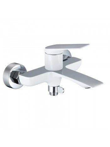 Смеситель для ванны с душем Mixxus Premium DERBY 009 EURO белый-хром MI6615