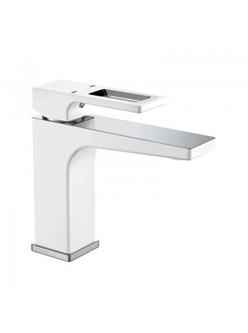 Змішувач для умивальника Mixxus Premium WALTER 001 NUT WHITE-CHROME MI6620