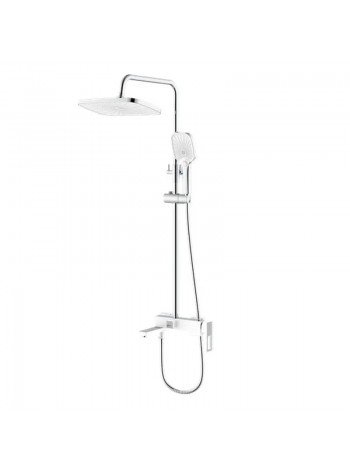 Душевая система тропический душ Mixxus Premium WALTER 009-J WHITE-CHROME MI6622