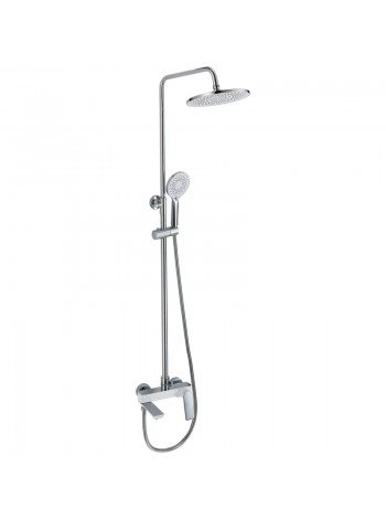 Душевая система тропический душ Mixxus Premium DERBY 009-J WHITE-CHROME MI6616