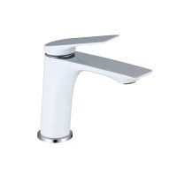 Смеситель для умывальника Mixxus Premium DERBY 001 NUT белый-хром MI6613