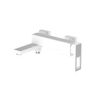 Змішувач для ванни з душем Mixxus Premium WALTER 009 EURO білий-хром MI6621