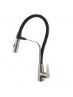 Кухонный смеситель гибким изливом Koer KI-70022-02 из нержавеющей стали KR4799