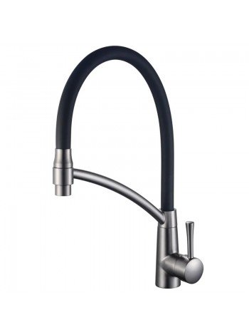 Смеситель для кухни с гибким изливом Mixxus Premium ROSSI 017 GRAPHITE MI6829