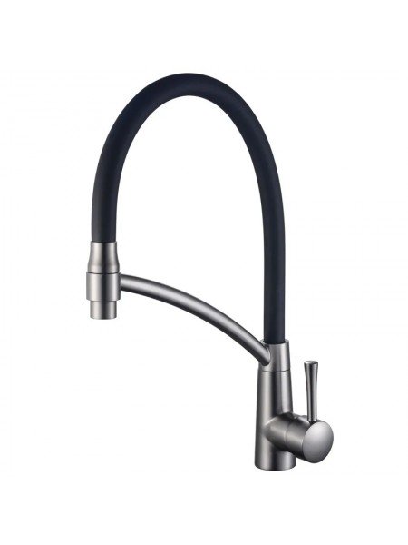 Змішувач для кухні з гнучким виливом Mixxus Premium ROSSI 017 GRAPHITE MI6829 Змішувач для кухні з гнучким виливом Mixxus Premium ROSSI 017 GRAPHITE MI6829