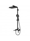 Чёрная душевая система с тропическим душем Koer KB-56031-05 KR5439