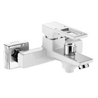 Змішувач для ванни з душем Mixxus Premium DANTE 009 EURO білий-хром MI6795