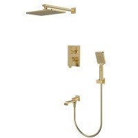Вбудована Душова система Mixxus Premium DALI 009 INNER BOX Brushed Gold MI6767