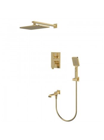 Встраиваемая душевая система Mixxus Premium DALI 009 INNER BOX Brushed Gold MI6767
