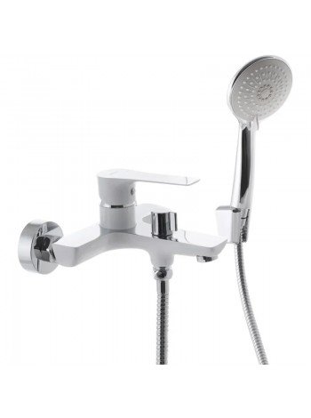 Змішувач для ванни з душем Mixxus Premium Eva 009 Euro білий MI5811
