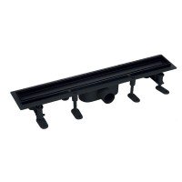 Душевой трап 60 см Mixxus DRAIN-06-60 BLACK пластик-нержавейка SUS304 MI6145