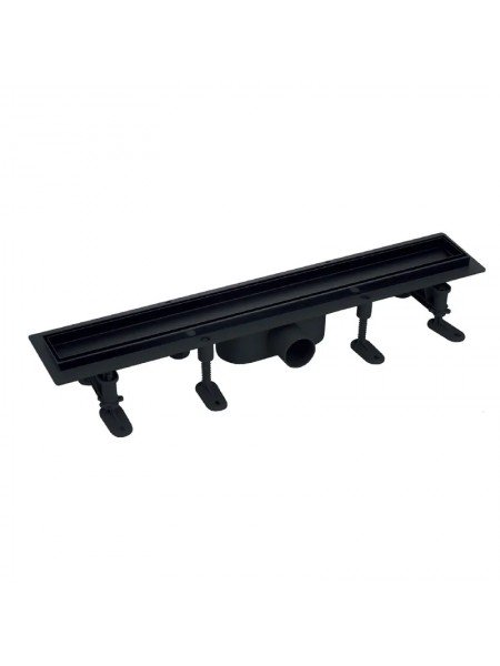 Душевой трап 60 см Mixxus DRAIN-06-60 BLACK пластик-нержавейка SUS304 MI6145