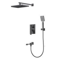 Встраиваемая душевая система Mixxus Premium DALI 009 INNER BOX Graphite MI6761