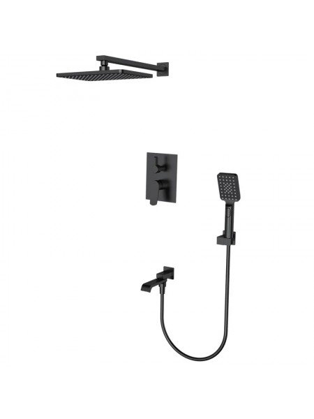 Встраиваемая душевая система Mixxus Premium DALI 009 INNER BOX Black MI6755