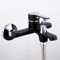 Смеситель для ванны чёрный Frap F3242