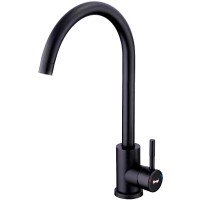 Смеситель черный для кухни Frap F40899-4