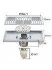 GAPPO G82050 Душовий трап латунний хром 100*200